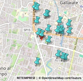 Mappa Via Papa Giovanni Paolo I, 21013 Gallarate VA, Italia (0.4455)