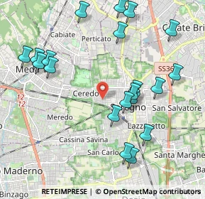 Mappa Via Gorizia, 20831 Seregno MB, Italia (2.2695)