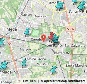 Mappa Via Gorizia, 20831 Seregno MB, Italia (2.73)