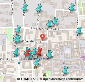 Mappa Via Silvio Pellico, 20831 Seregno MB, Italia (0.1445)