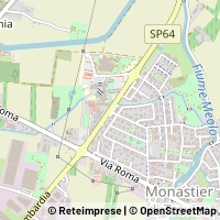 Map Monastier di Treviso