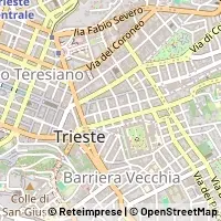Mapa Trieste