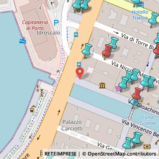 Mappa Via Vincenzo Bellini, 34121 Trieste TS, Italia (0.11821)