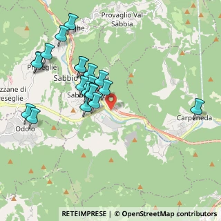 Mappa Via San Giovanni, 25070 Sabbio Chiese BS, Italia (1.962)