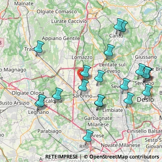 Mappa Via Ugo Foscolo, 22070 Rovello Porro CO, Italia (9.649)