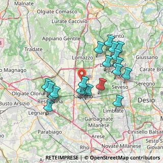 Mappa Via Ugo Foscolo, 22070 Rovello Porro CO, Italia (6.843)