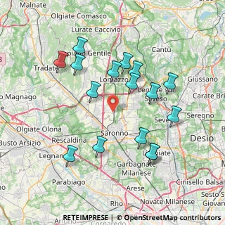 Mappa Via Ugo Foscolo, 22070 Rovello Porro CO, Italia (7.455)