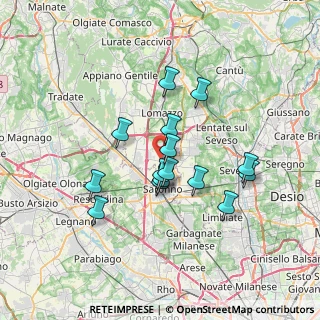 Mappa Via Ugo Foscolo, 22070 Rovello Porro CO, Italia (5.76933)