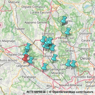 Mappa Via Ugo Foscolo, 22070 Rovello Porro CO, Italia (6.48176)