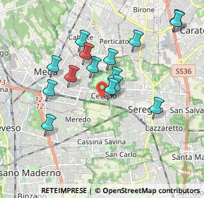 Mappa Largo Giuseppe Piermarini, 20831 Seregno MB, Italia (1.74533)