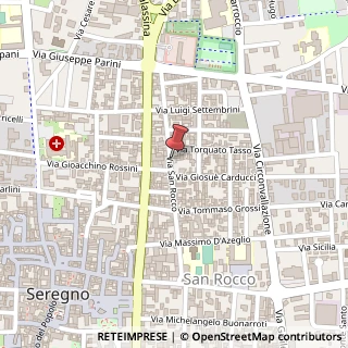 Mappa Via San Rocco, 98, 20831 Seregno, Monza e Brianza (Lombardia)