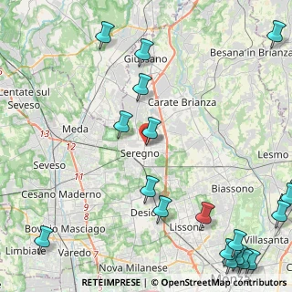 Mappa Via San Rocco, 20038 Seregno MB (6.75368)