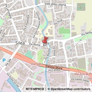 Mappa Via Roma, 54, 31057 Silea, Treviso (Veneto)
