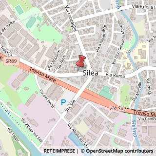 Mappa Piazza Europa, 16, 31057 Silea, Treviso (Veneto)
