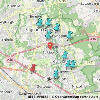 Mappa Via dei Patrioti, 21058 Solbiate Olona VA, Italia (1.94182)