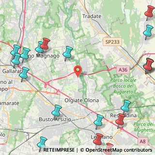Mappa Via dei Patrioti, 21058 Solbiate Olona VA, Italia (7.046)