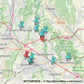 Mappa Via dei Patrioti, 21058 Solbiate Olona VA, Italia (4.11455)