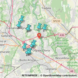 Mappa Via dei Patrioti, 21058 Solbiate Olona VA, Italia (3.51273)