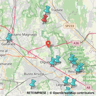 Mappa Via dei Patrioti, 21058 Solbiate Olona VA, Italia (6.51857)