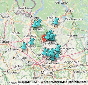 Mappa Via Udine, 20821 Meda MB, Italia (9.87588)