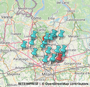 Mappa Via Udine, 20821 Meda MB, Italia (10.432)