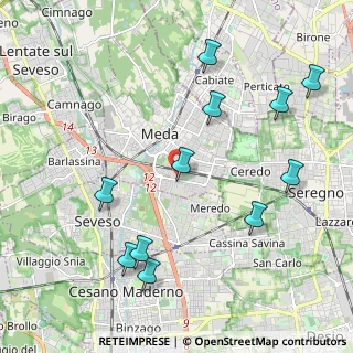 Mappa Via Udine, 20821 Meda MB, Italia (2.34091)