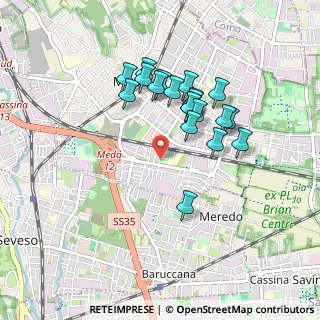 Mappa Via Udine, 20821 Meda MB, Italia (0.7815)