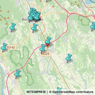 Mappa Via Borgomanero, 28012 Cressa NO, Italia (5.7005)