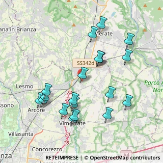 Mappa Via Fornace, 20866 Carnate MB, Italia (4.059)
