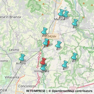 Mappa Via Fornace, 20866 Carnate MB, Italia (4.22727)