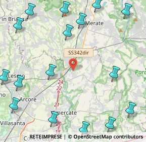 Mappa Via Fornace, 20866 Carnate MB, Italia (6.596)
