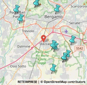 Mappa Via Cevedale, 24040 Stezzano BG, Italia (5.02167)