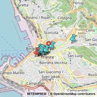 Mappa Via San Francesco D'Assisi, 34133 Trieste TS, Italia (0.50357)