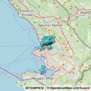 Mappa Via San Francesco D'Assisi, 34133 Trieste TS, Italia (1.08909)