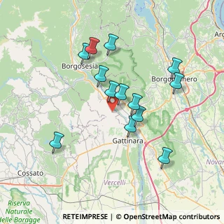 Mappa Parco Gessi, 28077 Prato Sesia NO, Italia (6.69385)