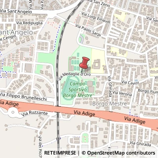 Mappa Via delle Medaglie D'Oro, 6, 31100 Treviso, Treviso (Veneto)