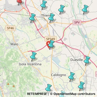 Mappa Via Cesare Battisti, 36030 Villaverla VI, Italia (6.60231)
