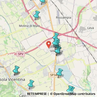 Mappa Via Cesare Battisti, 36030 Villaverla VI, Italia (3.0755)