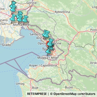 Mappa 34133 Trieste TS, Italia (19.49643)