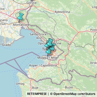Mappa 34133 Trieste TS, Italia (40.66789)