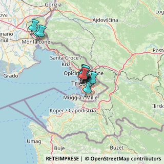 Mappa 34133 Trieste TS, Italia (7.89833)