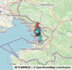 Mappa 34133 Trieste TS, Italia (22.08273)