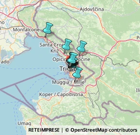 Mappa 34133 Trieste TS, Italia (3.78364)