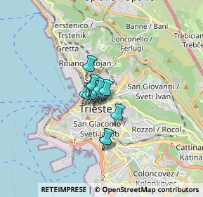 Mappa 34133 Trieste TS, Italia (0.71533)