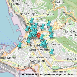 Mappa 34133 Trieste TS, Italia (0.6085)
