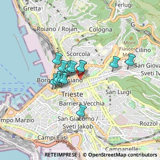 Mappa 34133 Trieste TS, Italia (0.60133)