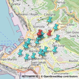 Mappa 34133 Trieste TS, Italia (0.746)