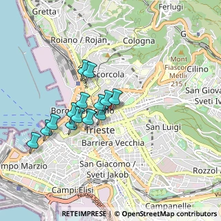 Mappa 34133 Trieste TS, Italia (0.75643)