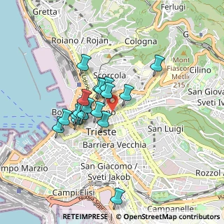 Mappa 34133 Trieste TS, Italia (0.69278)