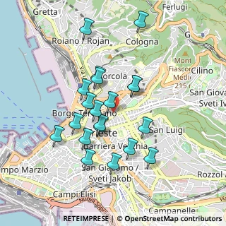 Mappa 34133 Trieste TS, Italia (0.8185)